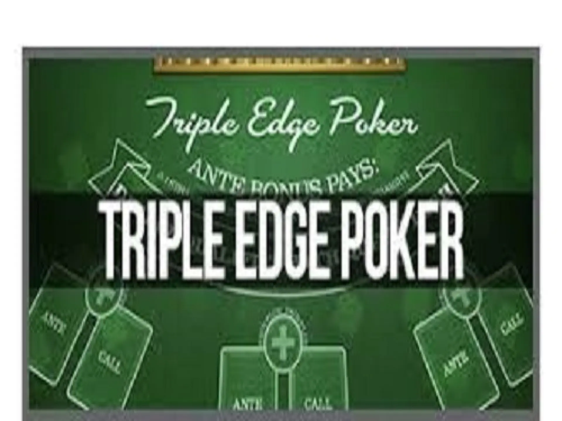 Triple Edge Poker