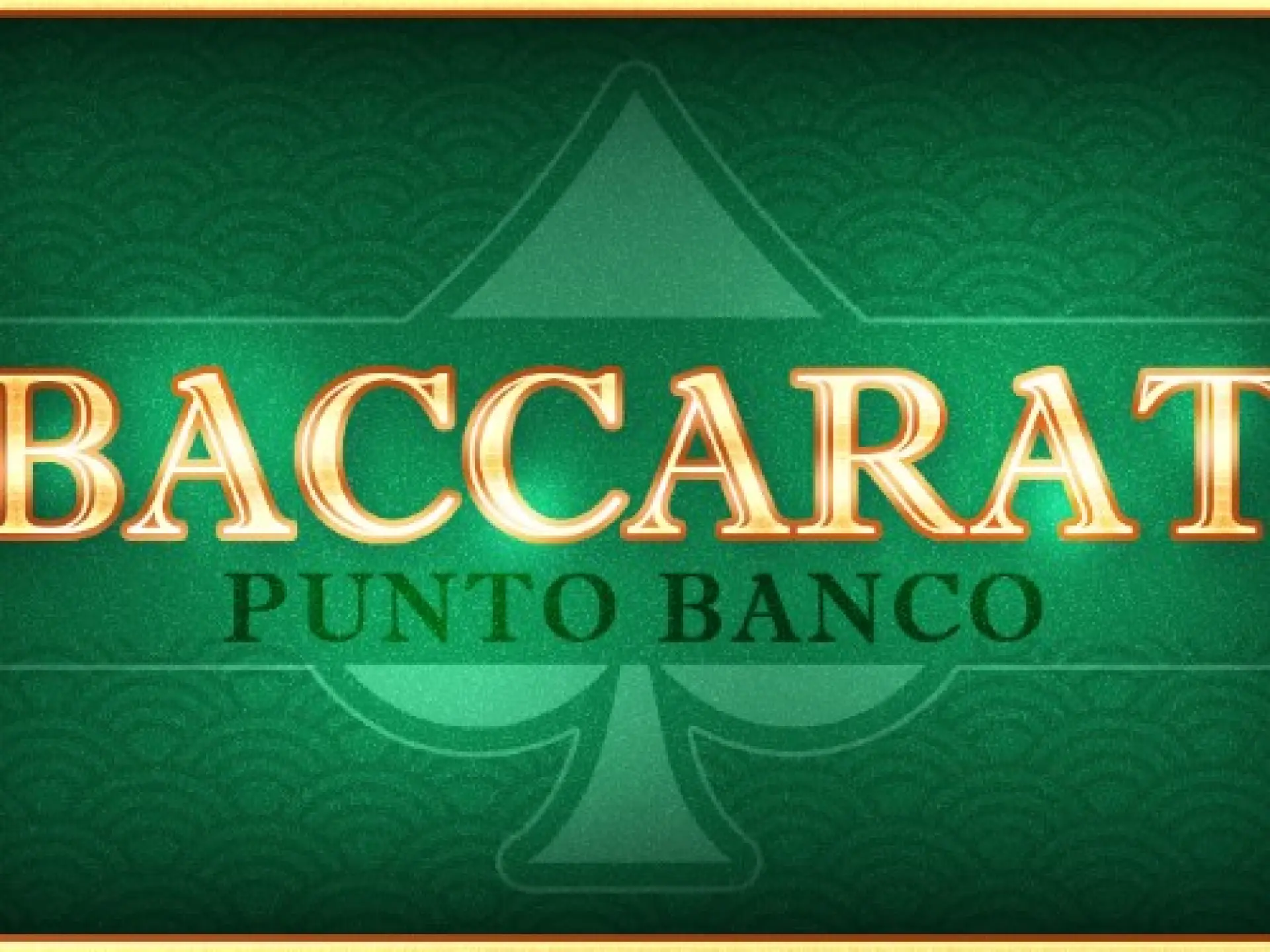 Baccarat Punto Banco